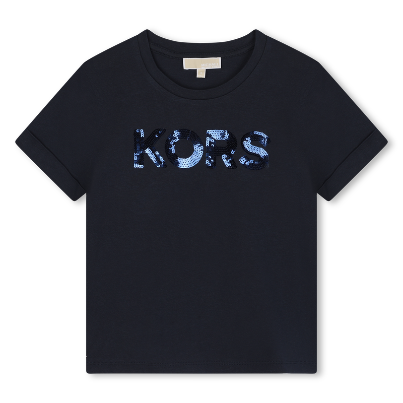 Camiseta manga corta y algod&oacute;n MICHAEL KORS 
                        NI&Ntilde;A