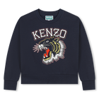 Sudadera de algod&oacute;n bordada, MARINO, hi-res