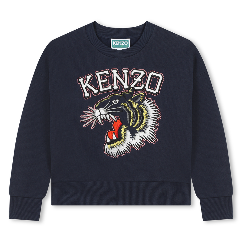 Sudadera de algod&oacute;n bordada KENZO KIDS 
                        NI&Ntilde;A