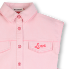 Vestido bimaterial BILLIEBLUSH 
                    NI&Ntilde;A