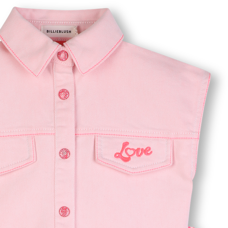 VESTIDO BIMATERIAL BILLIEBLUSH 
                        NI&Ntilde;A