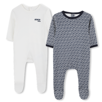 Conjunto de dos pijamas de algod&oacute;n KENZO KIDS UNISEXO
