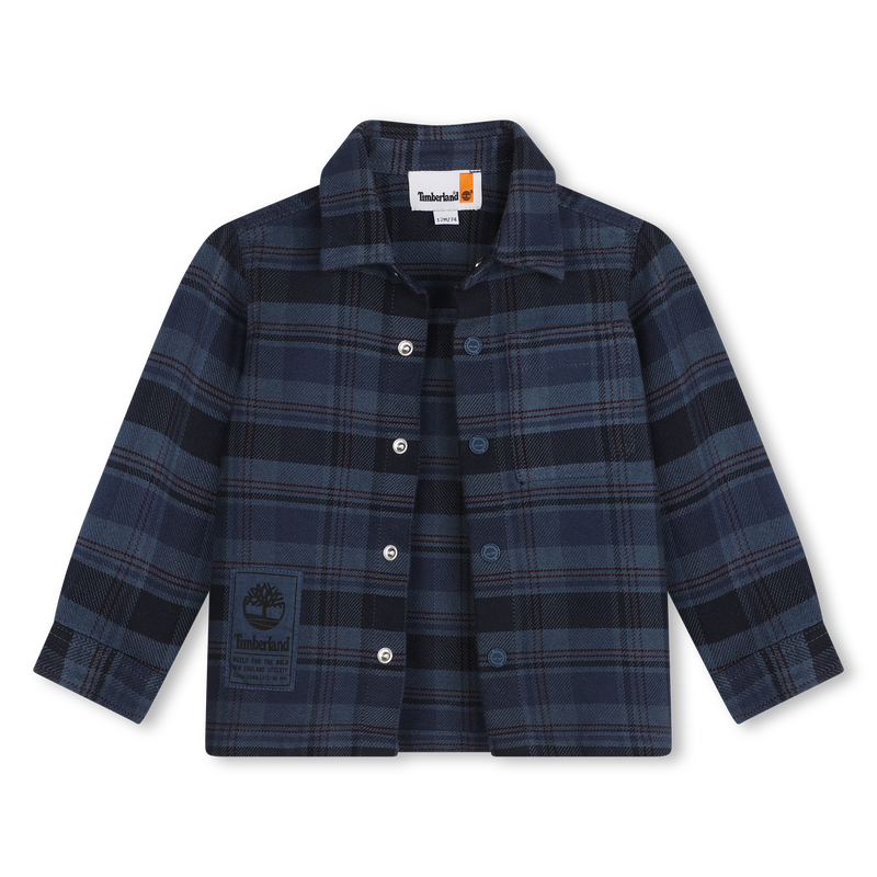 Camisa de sarga de cuadros TIMBERLAND 
                        NI&Ntilde;O