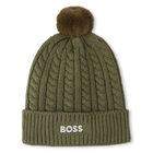 Gorro de punto trenzado BOSS 
                    NI&Ntilde;O