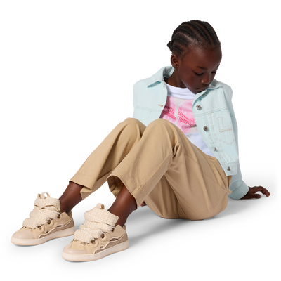 CAMISETA DE MANGA CORTA LANVIN NI&Ntilde;A