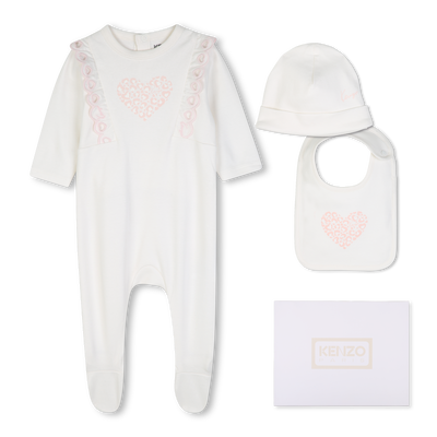 Conjunto de pijama, gorro y babero. KENZO KIDS NI&Ntilde;A