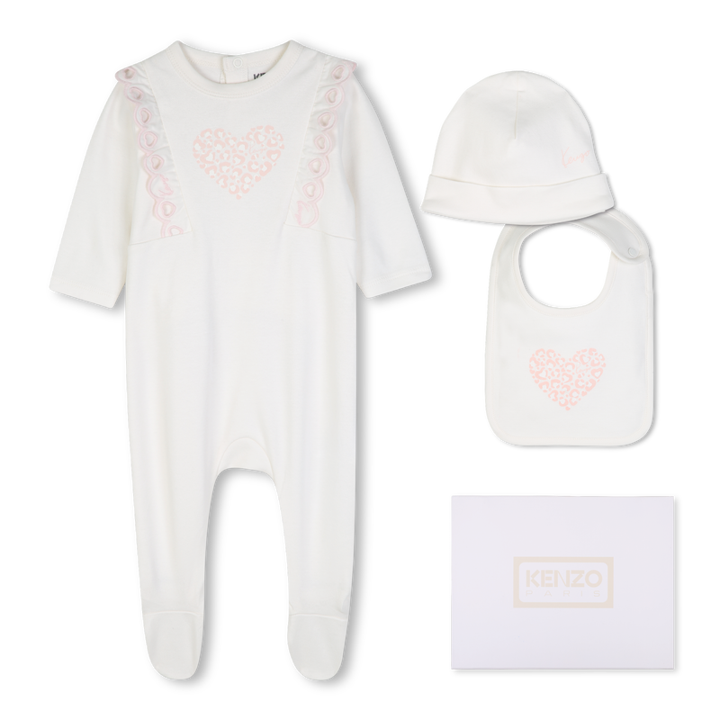 Conjunto de pijama, gorro y babero. KENZO KIDS 
                        NI&Ntilde;A