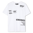 Conjunto de camiseta y bermudas DKNY 
                    NI&Ntilde;O