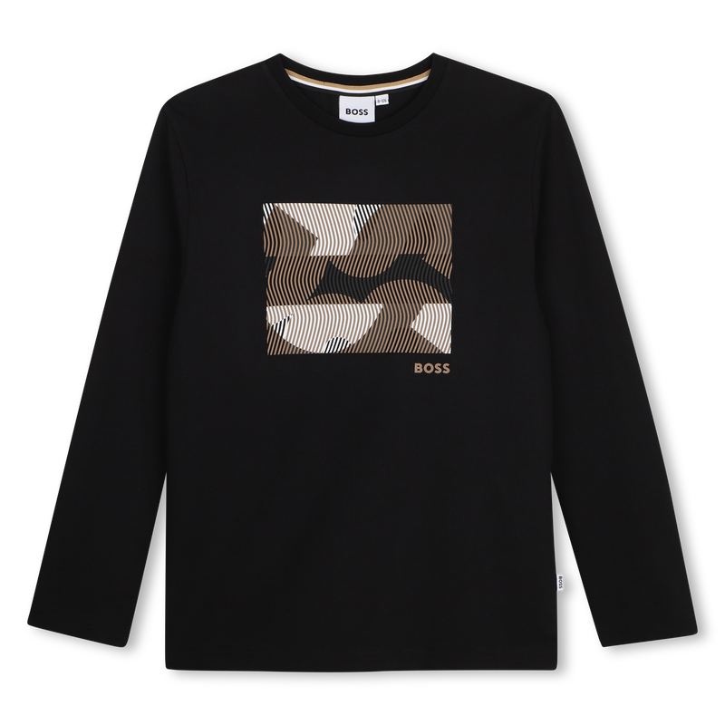 Camiseta de manga larga BOSS 
                        NI&Ntilde;O