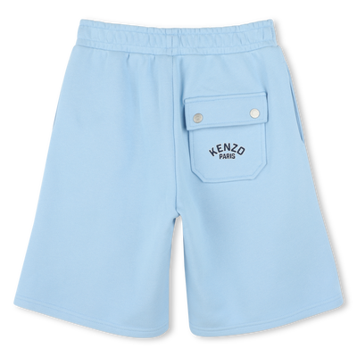 Bermudas de mulet&oacute;n de algod&oacute;n KENZO KIDS NI&Ntilde;O