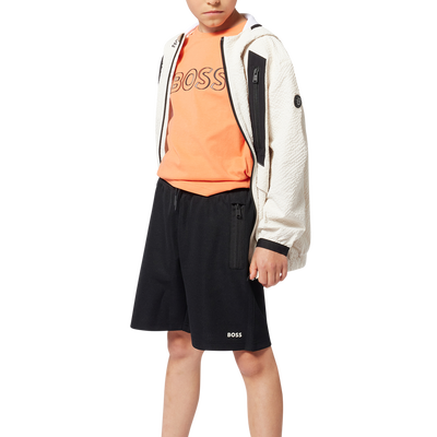 Bermudas de ch&aacute;ndal con logo BOSS NI&Ntilde;O