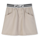 Falda de cintura el&aacute;stica KARL LAGERFELD KIDS 
                    NI&Ntilde;A