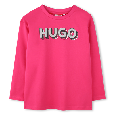 Camiseta con logo estampado HUGO NI&Ntilde;A
