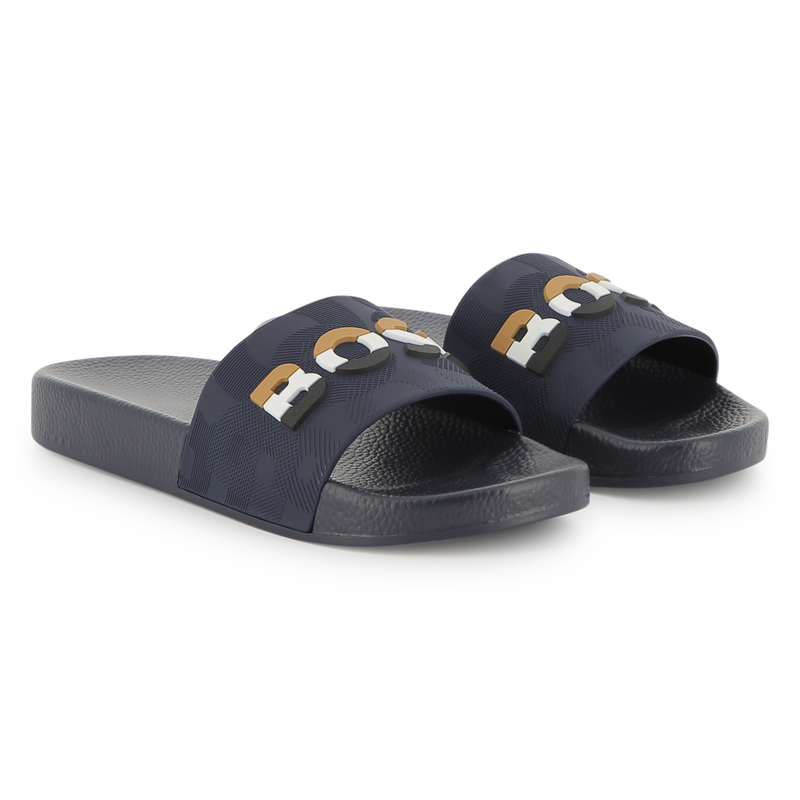 Chanclas con tira ancha BOSS 
                        NI&Ntilde;O