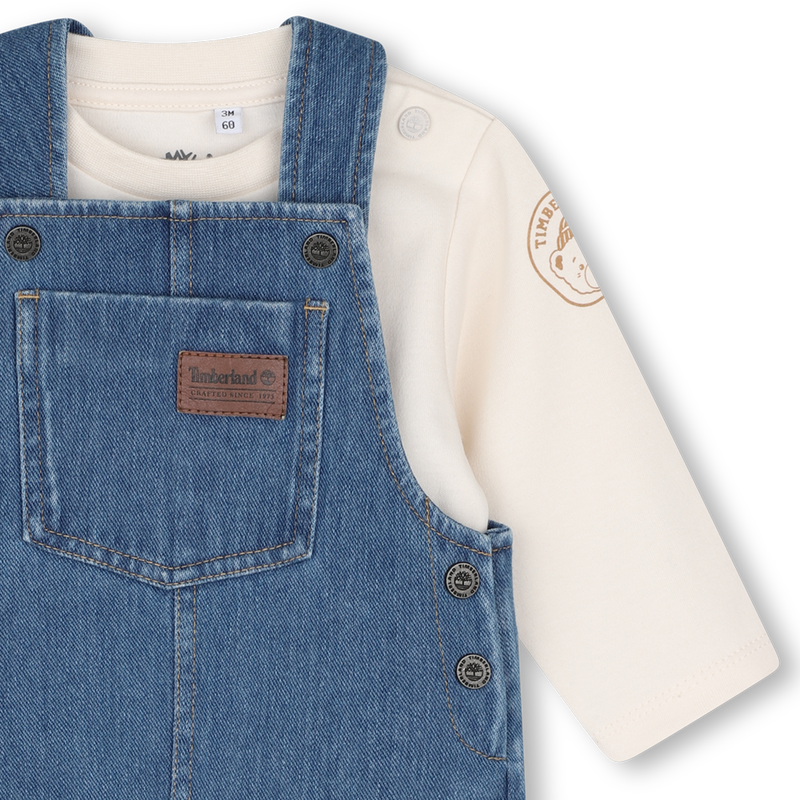 Conjunto de mono y camiseta TIMBERLAND 
                        NI&Ntilde;O