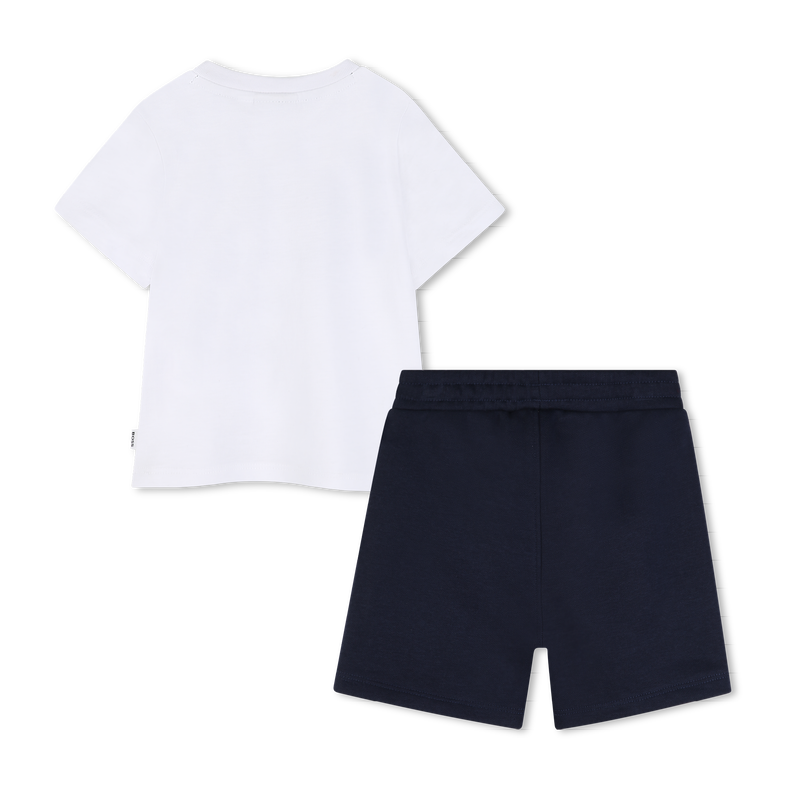 CONJUNTO DE CAMISETA Y BERMUDAS BOSS 
                        NI&Ntilde;O
