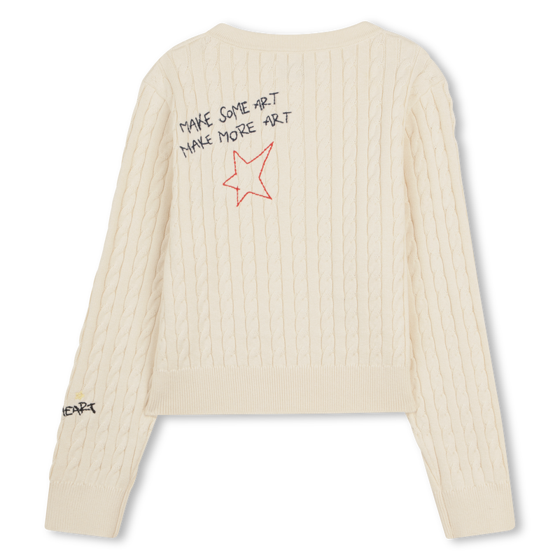 C&Aacute;RDIGAN DE CABLE ZADIG & VOLTAIRE 
                        NI&Ntilde;A