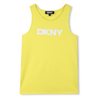 Camiseta de rejilla 2 en 1 DKNY 
                    NI&Ntilde;A