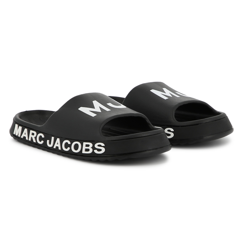 Chanclas con logo MARC JACOBS 
                    NI&Ntilde;O