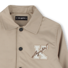 Cazadora acolchada de sarga KARL LAGERFELD KIDS 
                    NI&Ntilde;O