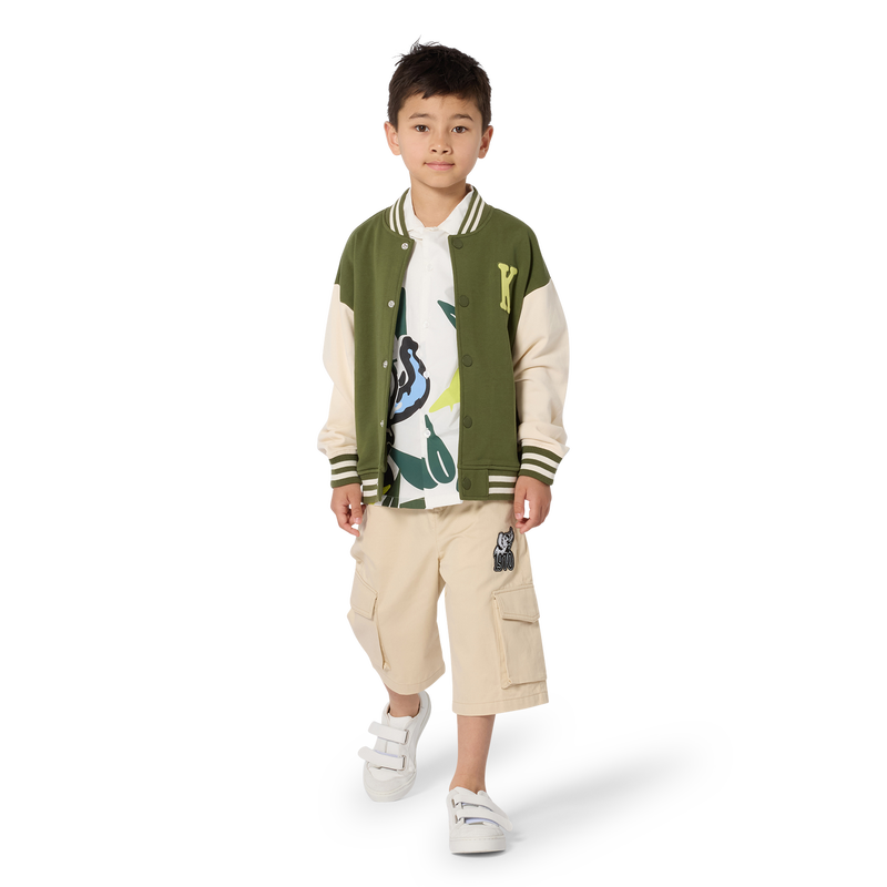 BERMUDAS CON BOLSILLOS DE PARCHE KENZO KIDS 
                        NI&Ntilde;O