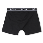 Pack de 3 calzoncillos b&oacute;xer de jersey BOSS 
                    NI&Ntilde;O