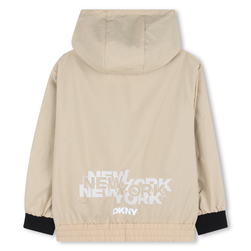 CORTAVIENTOS REVERSIBLE DKNY 
                        NI&Ntilde;O
