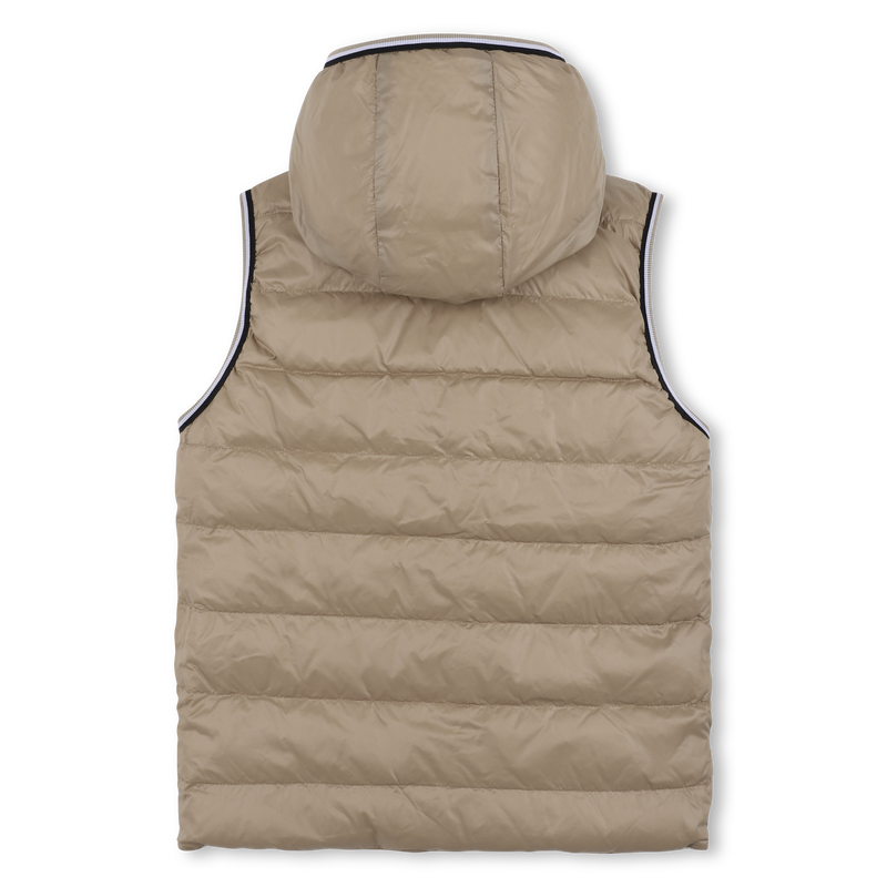 Chaqueta acolchada con capucha efecto flenn BOSS 
                        NI&Ntilde;O