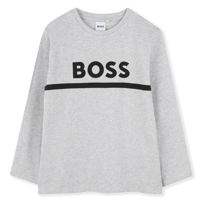 CAMISETA DE MANGA LARGA BOSS NI&Ntilde;O