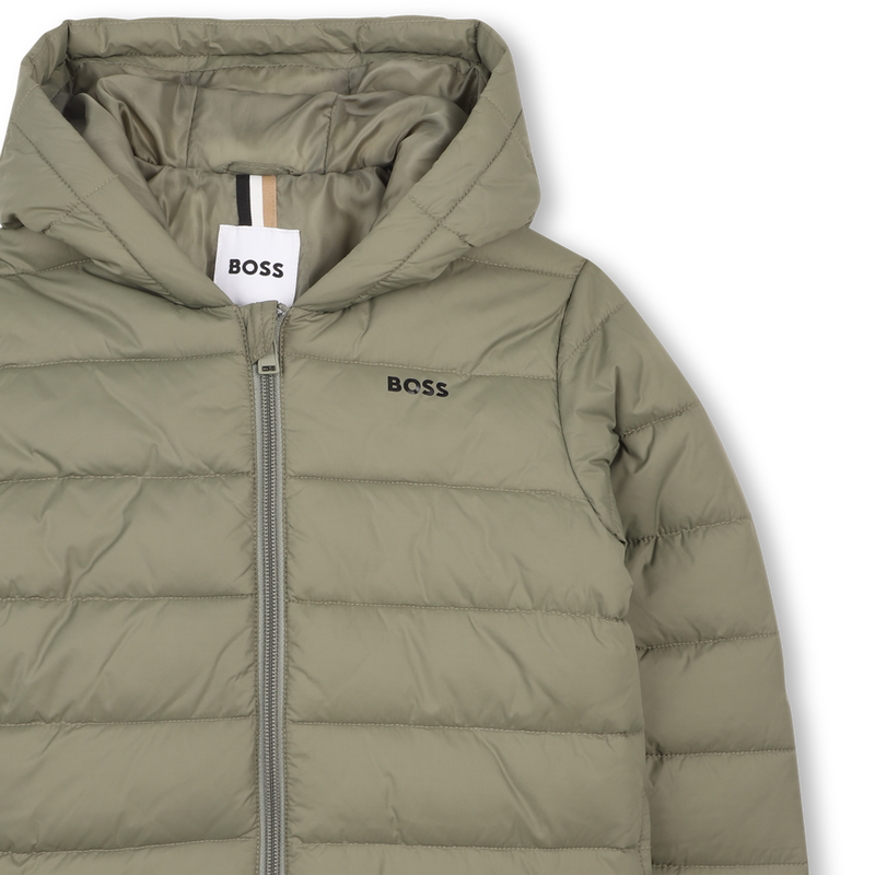 Chaqueta con capucha BOSS 
                        NI&Ntilde;O