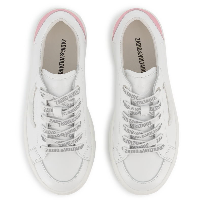 Zapatillas de piel
