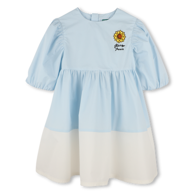 Vestido bicolor acampando KENZO KIDS NI&Ntilde;A