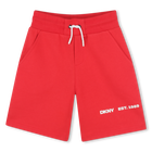 Bermudas de mulet&oacute;n de algod&oacute;n DKNY 
                    NI&Ntilde;O