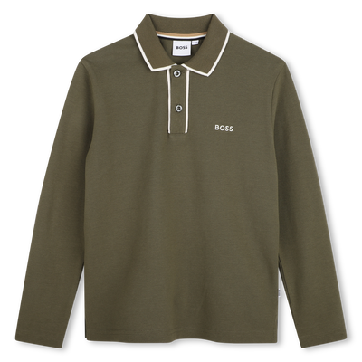 Polo de manga larga BOSS NI&Ntilde;O