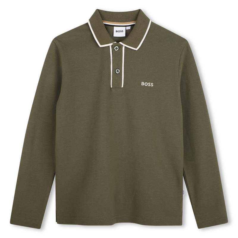 Polo de manga larga BOSS 
                        NI&Ntilde;O