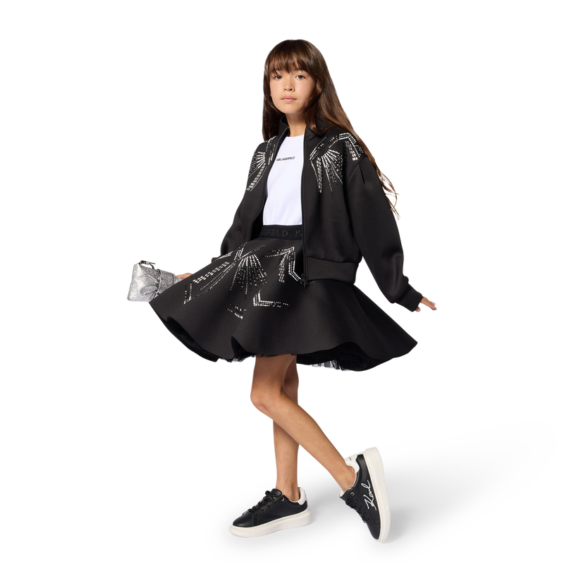 C&aacute;rdigan de cuello alto KARL LAGERFELD KIDS 
                        NI&Ntilde;A