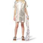 Vestido de aspecto metalizado ZADIG & VOLTAIRE 
                    NI&Ntilde;A