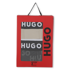Pack de 2 calzoncillos b&oacute;xer HUGO 
                    NI&Ntilde;O
