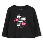 Camiseta de manga larga KARL LAGERFELD KIDS 
                    NI&Ntilde;A