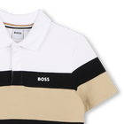Conjunto polo + bermudas BOSS 
                    NI&Ntilde;O