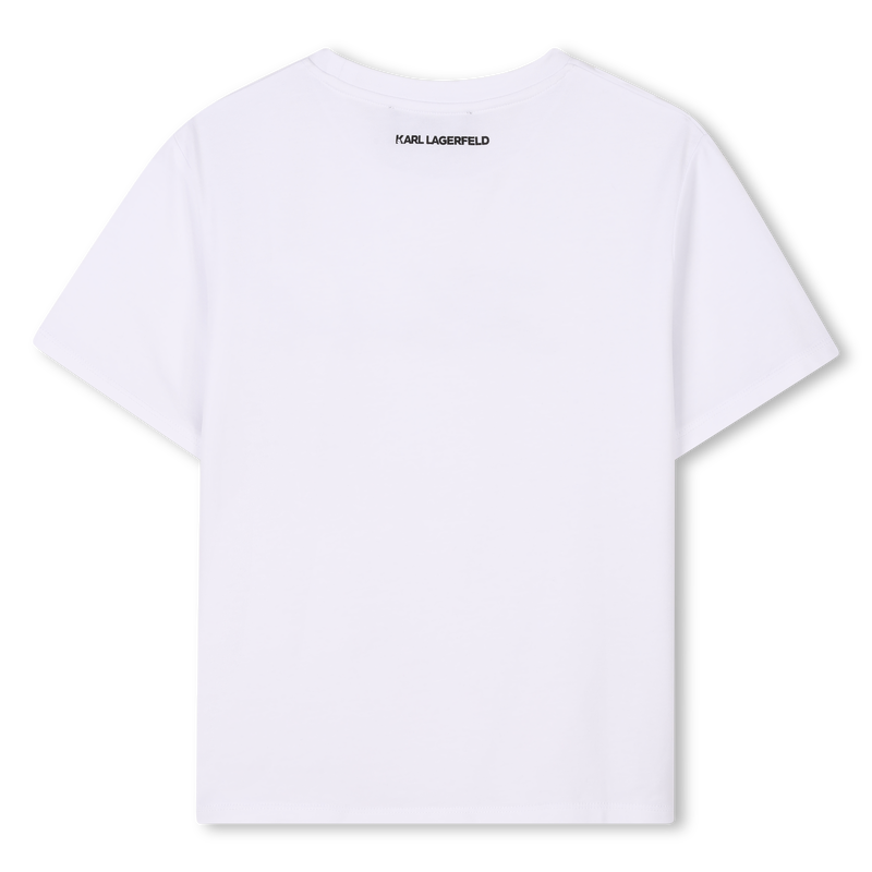 Camiseta con lentejuelas KARL LAGERFELD KIDS 
                        NI&Ntilde;A