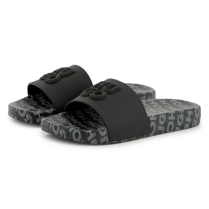 Chanclas ligeras con parches HUGO 
                        NI&Ntilde;O