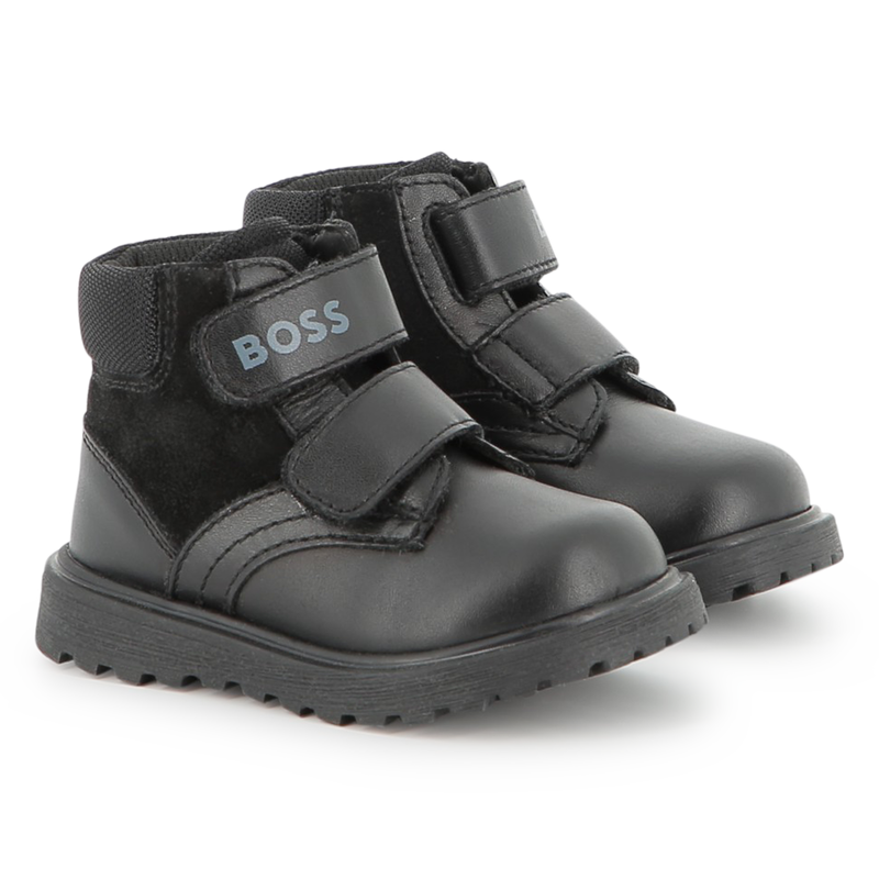 Botines con cierre de velcro BOSS 
                        NIÑO