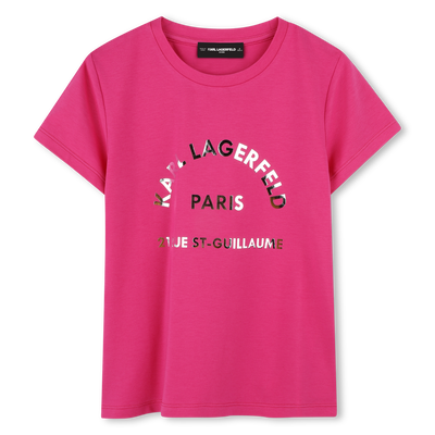 Camiseta de manga corta KARL LARGERFELD KIDS NI&Ntilde;A