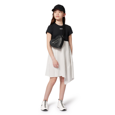 Vestido de ceremonia bimateria DKNY NI&Ntilde;A