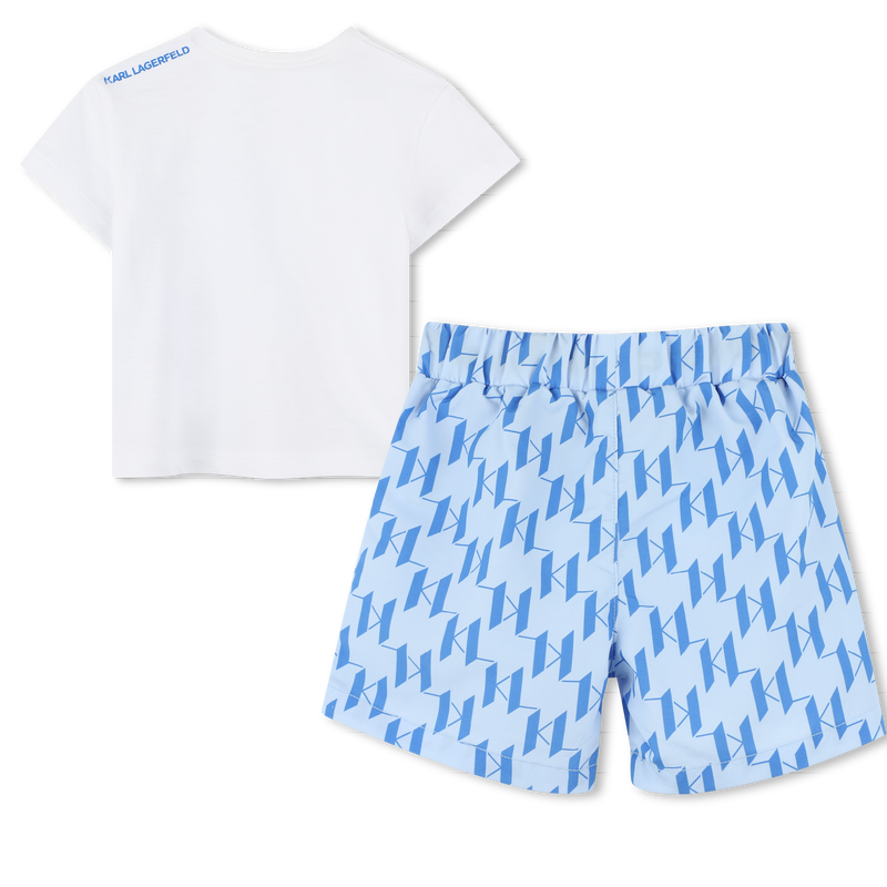 Conjunto pantal&oacute;n y camiseta KARL LAGERFELD KIDS 
                        NI&Ntilde;O