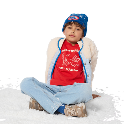 Chaqueta de tela de felpa KIDS AROUND NI&Ntilde;O
