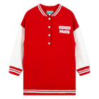 Vestido de mulet&oacute;n bordado KENZO KIDS 
                    NI&Ntilde;A