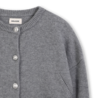 C&aacute;rdigan de punto con alas bordadas ZADIG & VOLTAIRE 
                    NI&Ntilde;A