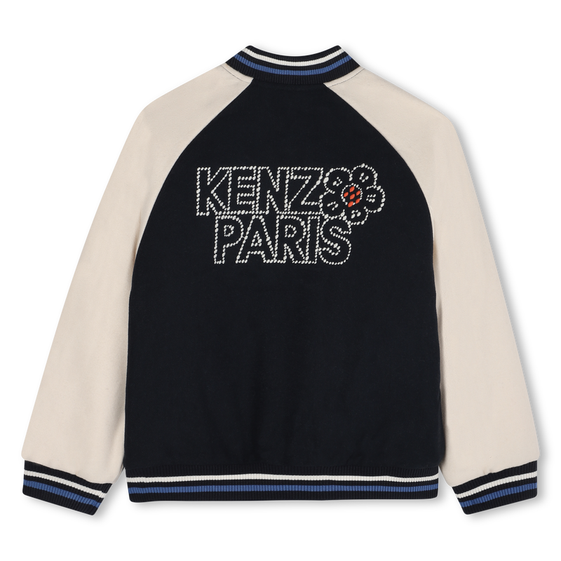 Cazadora bomber con cierre a presi&oacute;n KENZO KIDS 
                        NI&Ntilde;A